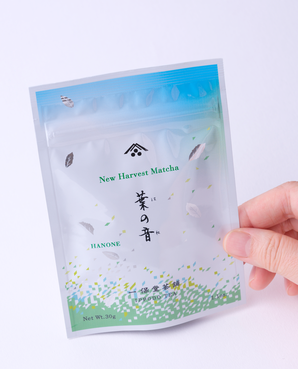 【販売終了】抹茶 葉の音(はのね) 30g袋【7月1日発売・夏季限定】
